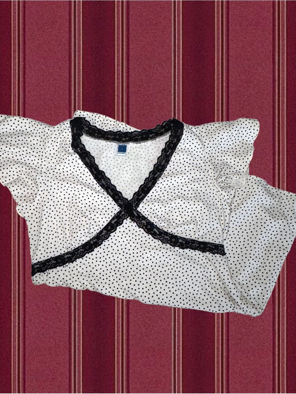 Black and White Polka Dot Mini Dress